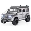 1/24 масштаб Benz G550, литая под давлением модель автомобиля, игрушечный автомобиль с откатным механизмом, звуком и светом для детей, коллекция подарков для мальчиков и девочек