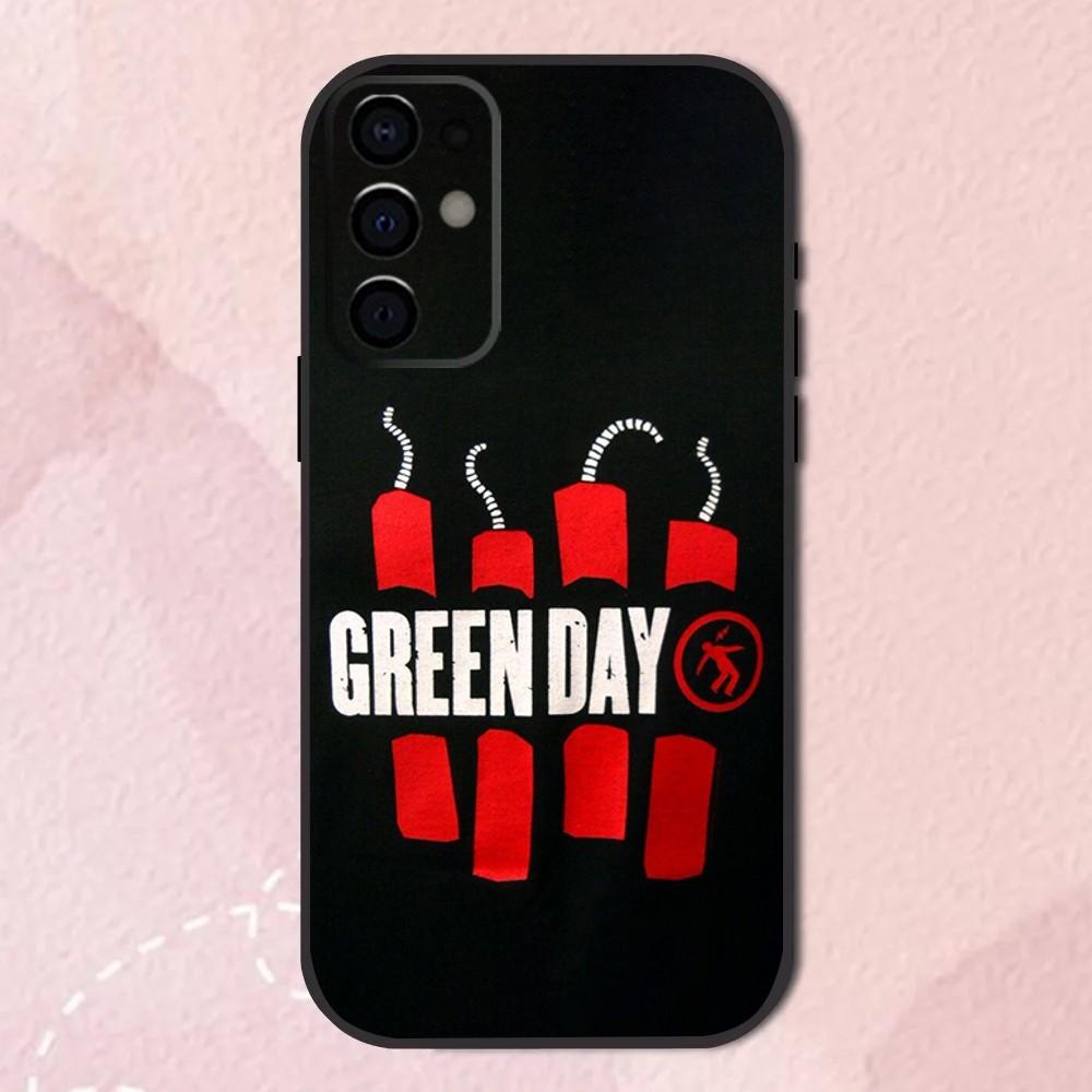 G-Green Day Band Phone Case For Samsung S24,S21,S22,S23,S30,Ultra,S20,Plus,Fe,Lite,Note,10,9,5G Black Soft Cover