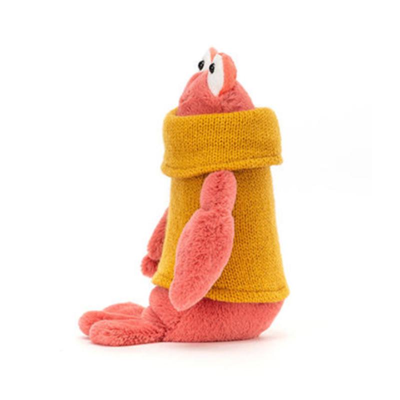 Jellycat Серия Океан Животное Пуловер Лобстер Кукла-компаньон Плюшевая кукла 21 см высота