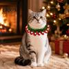 Праздничная одежда для котят, Рождественский костюм для кошки, Вязаная бандана, Шапка с помпоном, Милый легкий наряд-шапка для праздничной вечеринки, Зимний подарок для любителей