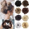 Messy Fake Hair Piece Ponytail Scrunchie Hairpiece Chignon Updo Elastic Hair Bun