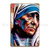 Mother Teresa Quote Metal Signs Personalized Wall Mural Wall Decor Home Pub Tin Sign Poster