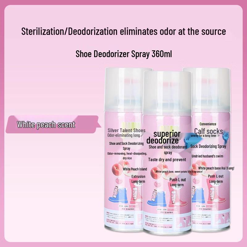 Дезодорирующий спрей для кроссовок и обуви - Нейтрализатор запаха для спортивной обуви, носков, шкафов и дезинфекции
