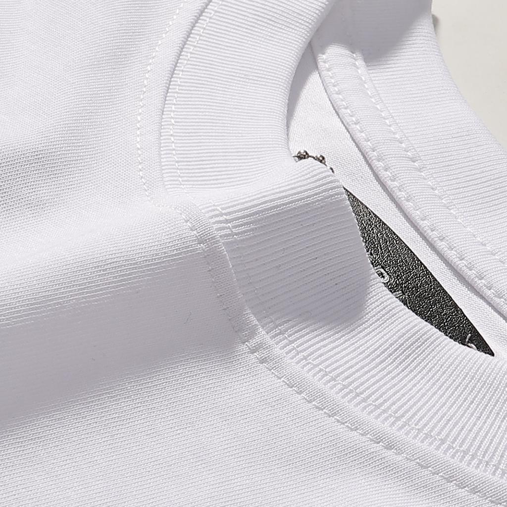 724 Amiri Лето 2025 Новая Мужская и Женская Свободная Хлопковая Футболка Большого Размера Высокого Качества Парная Футболка