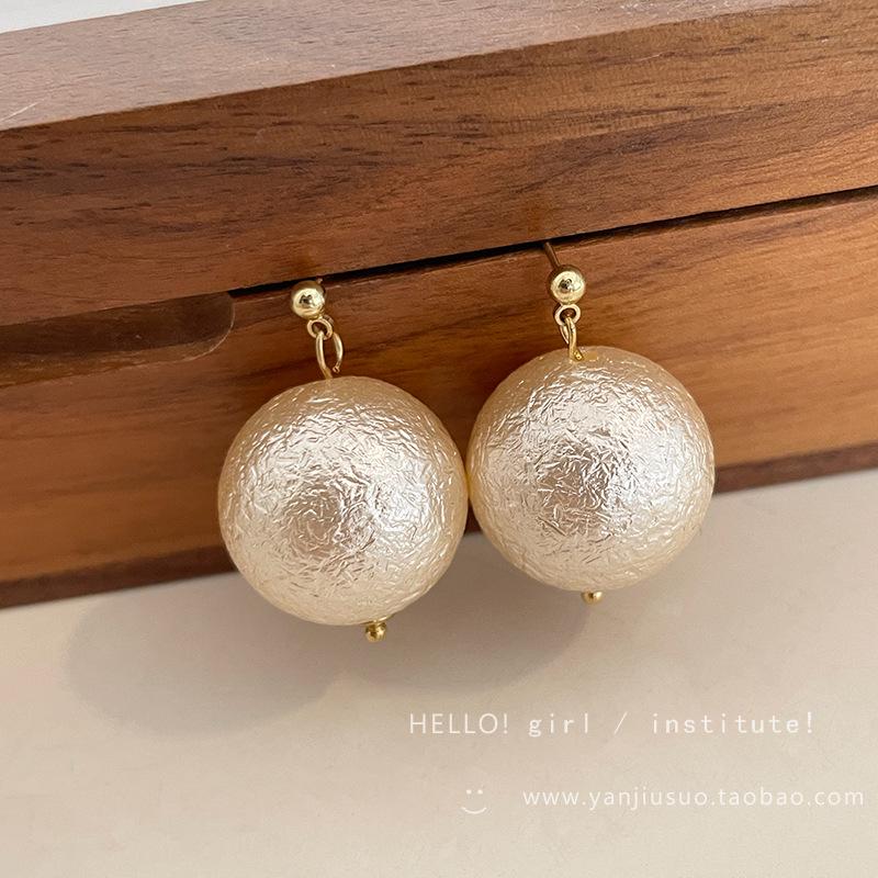 Серьги-крючки с жемчугом Shijia: Легкие роскошные женские ювелирные изделия из стерлингового серебра 925 пробы высшего качества