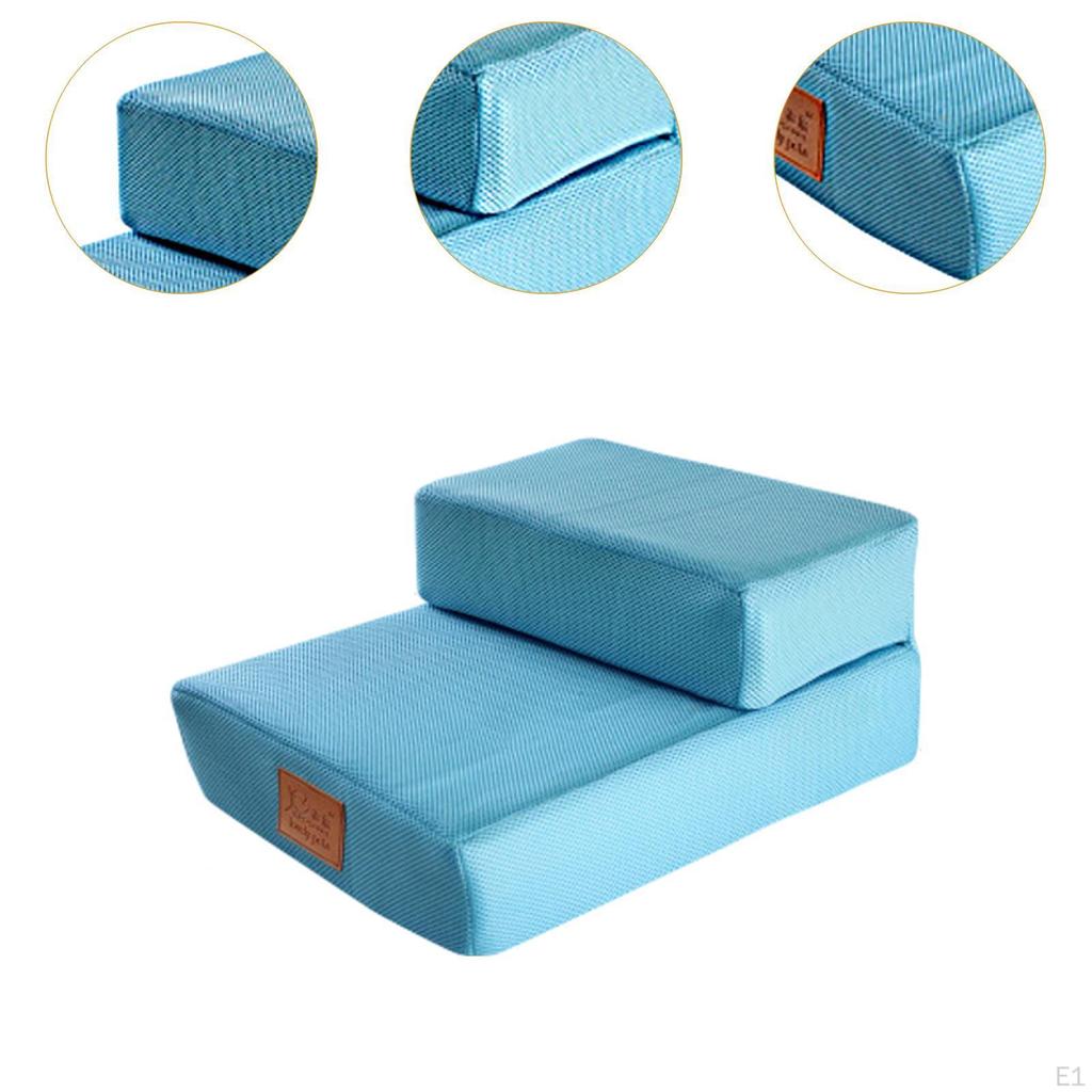 Пандус для домашних животных, лестница для собак, 2 нескользящих дна, легкая лестница для дивана-кровати, для использования в помещении