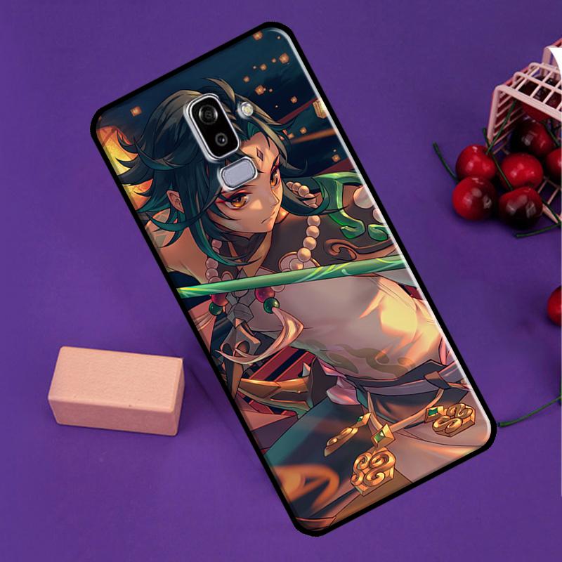 Чехол Genshin Impact Сяо для Samsung Galaxy M06 M31 M11 M13 M53 M12 M32 M52 M35 M55 M15 M14 M34 M54 M16 M36 M56