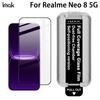 Для Realme Neo 8 5G Стекло IMAK Безпылевая Кабина Закаленное Стекло на Весь Экран Поддерживает Разблокировку по Отпечатку Пальца