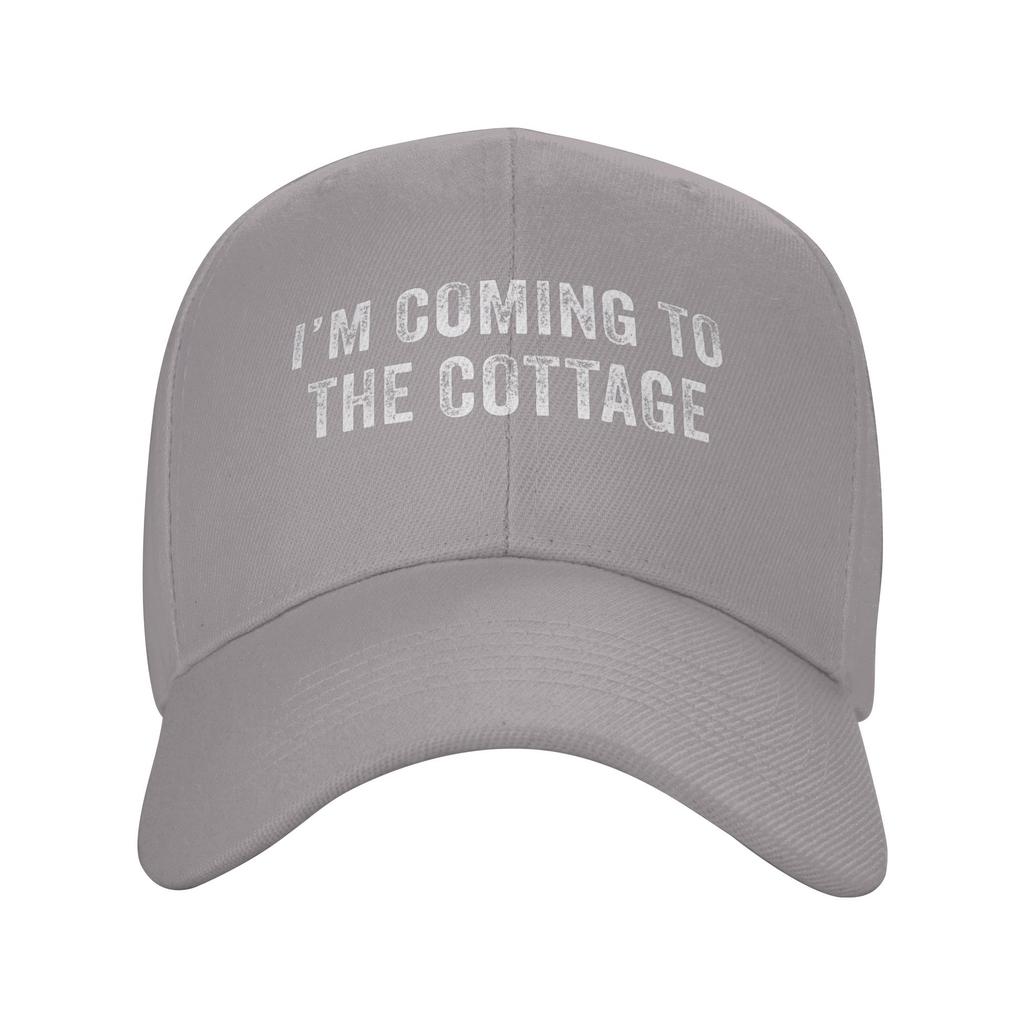Funny Im Coming To The Cottage Baseball Cap Outdoor Gym Wholesale Hip Hop Hats Women Men y2k Funny Design Snapback Cap