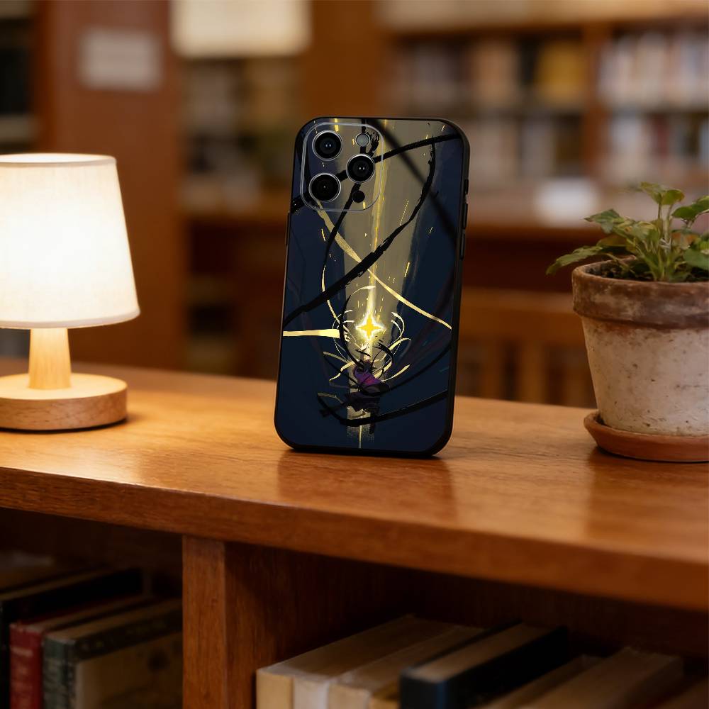 Dark Art Style Phone Case For iPhone 17,16,15,14,13,12,11 Plus,Pro Max,XS,Soft Silicone Black Cover