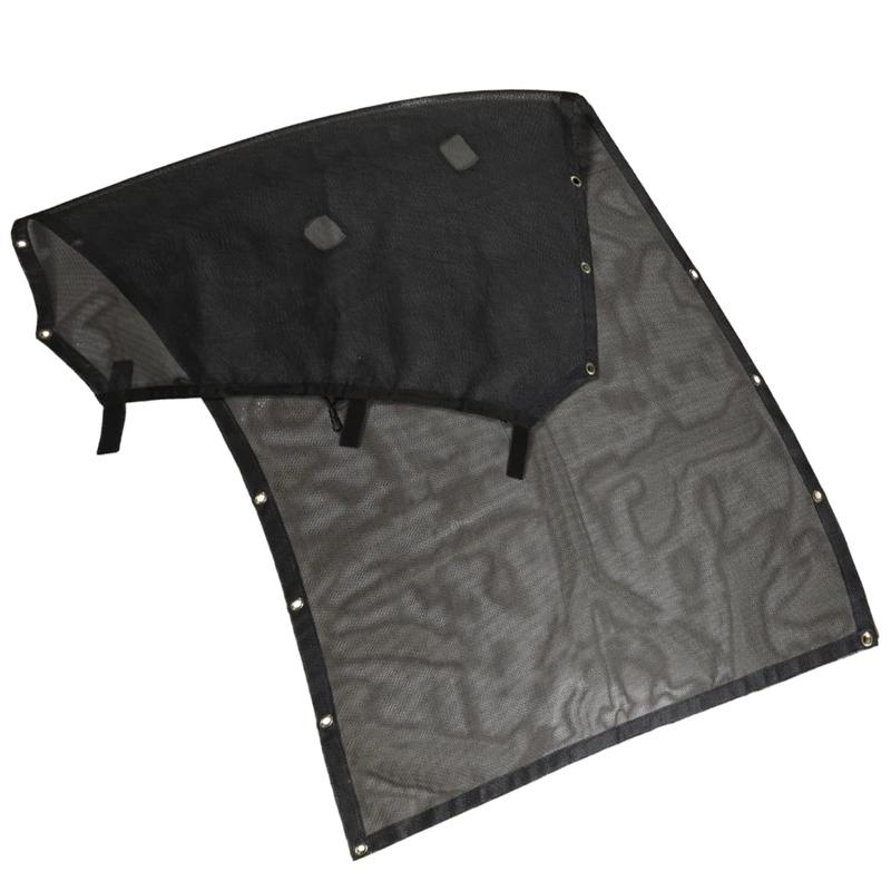 Car Roof Net Top Sunshade Mesh Cover UV Protection for Jeep Wrangler JK 2 Door 2007 2008 2009 2010 2011 2012 2013 2014 2015-2017