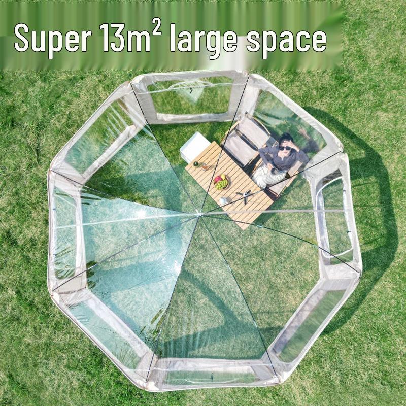 Starry Sky Winter Tent: Transparent Bubble House Sunroom & Outdoor Camping Canopy