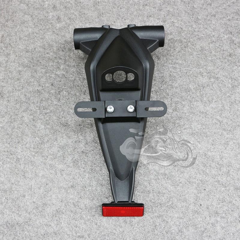 Fit For Kawasaki 2007 - 2012 Z750 Rear Motorcycle License Number Plate Light Frame Holder Bracket Z 750 2008 2009 2010 2011