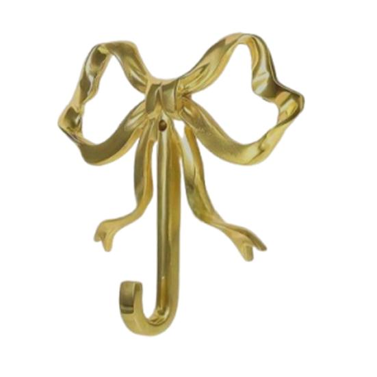 Metal Bow Shape Wall Hooks Decorative Key Bag Hanging Hook Load-bearing Towel Hat Jacket Key Holder for Home Decor