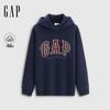 Gap Унисекс Зимняя толстовка с капюшоном и логотипом из флиса 2025