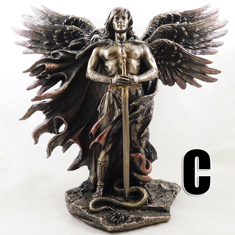 Archangel Metatron Enoch Angel Transformation Religious Statue