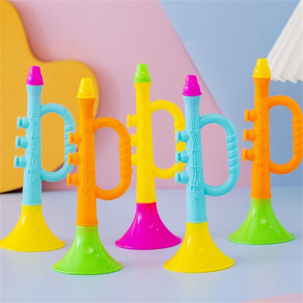 Kids Toy Best Gift Children Colorful Baby Music Toys Kids Trumpet Plastic Trumpet Baby Horn Toy