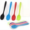 Colorful Silicone Spoon Heat Resistant Non-stick Rice Spoons Kitchenware Tableware Learning Spoon Cooking Kitchen Tool Tableware