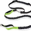 Светоотражающий поводок для выгула питомца, двойной эластичный поводок для собаки без рук, поводок-рулетка для собаки, бег трусцой