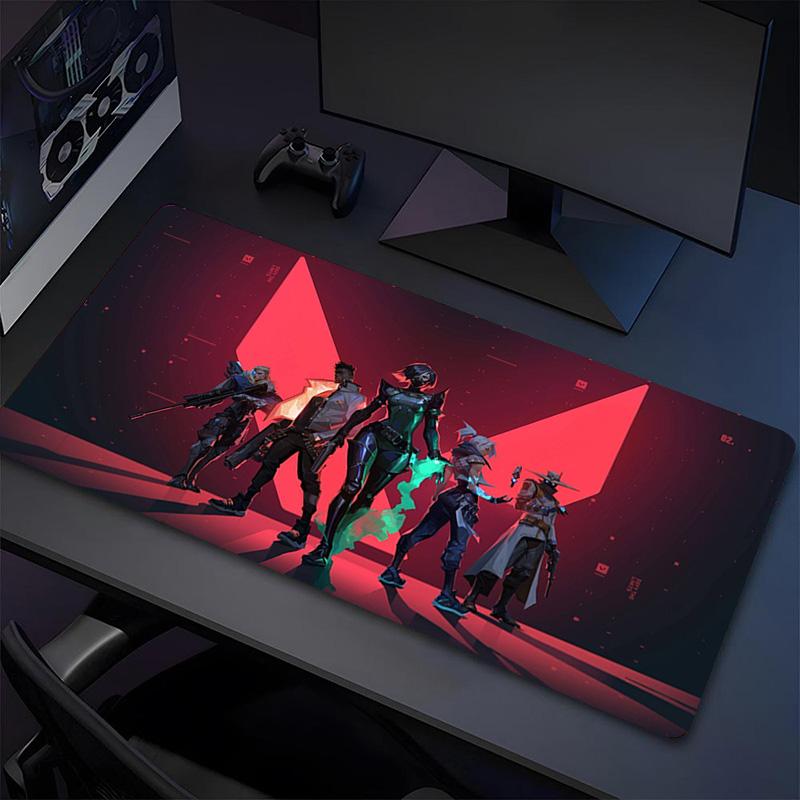 Cyber Heroes Xl Gaming Mouse Pad Nonslip Rubber Base Stitched Edge Waterproof Desk Mat For Pc Laptop Gamer Office Computer Accessories C92964
