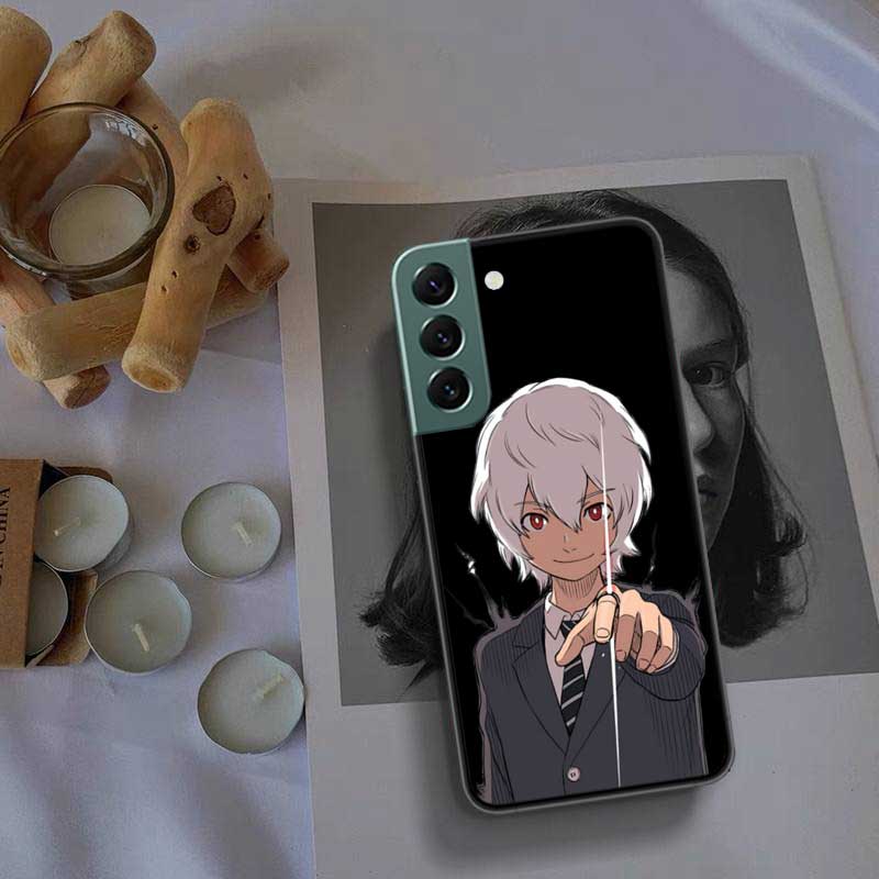 World Trigger Куга Юма Телефон Для Samsung Galaxy S24 S22 Ultra S21 Plus S20 S23 FE Чехол S10 S10E S9 S8 S7 Edge Обложка Силиконовый Так