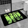 Classic Band T-Type O N-Negative Entrance Door Mat Washable Non-Slip Living Room Sofa Chairs Area Mat Kitchen Welcome Doormat