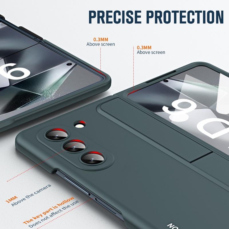 Чехол из жесткого пластика для телефона Samsung Galaxy Z Fold 6 5 4 Fold6 Fold5 Fold4 5G с защитной крышкой для слота для ручки-подставки