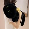 4050Cm Long Lying Cute Soft Stuffed Animals White Cat Dolls Pillow Plush Lovely Cat Toys Room Decor Nice Birthday Gift