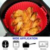 Silicone Frying Liners Air Circulation Baking Tray Dual-sided Cooking Pan Grease-free Air Fryer Basket Kitchen Accessory