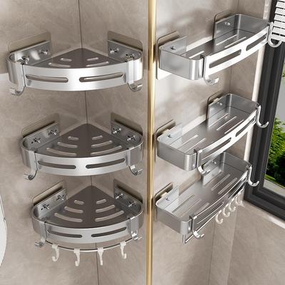 Настенная полка для хранения в ванной комнате без сверления