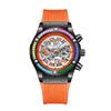 Fashion Top Brand New Rainbow Diamond Multifunctional Quartz Watch Men's Waterproof Tape Luminous Men's Wristwatch