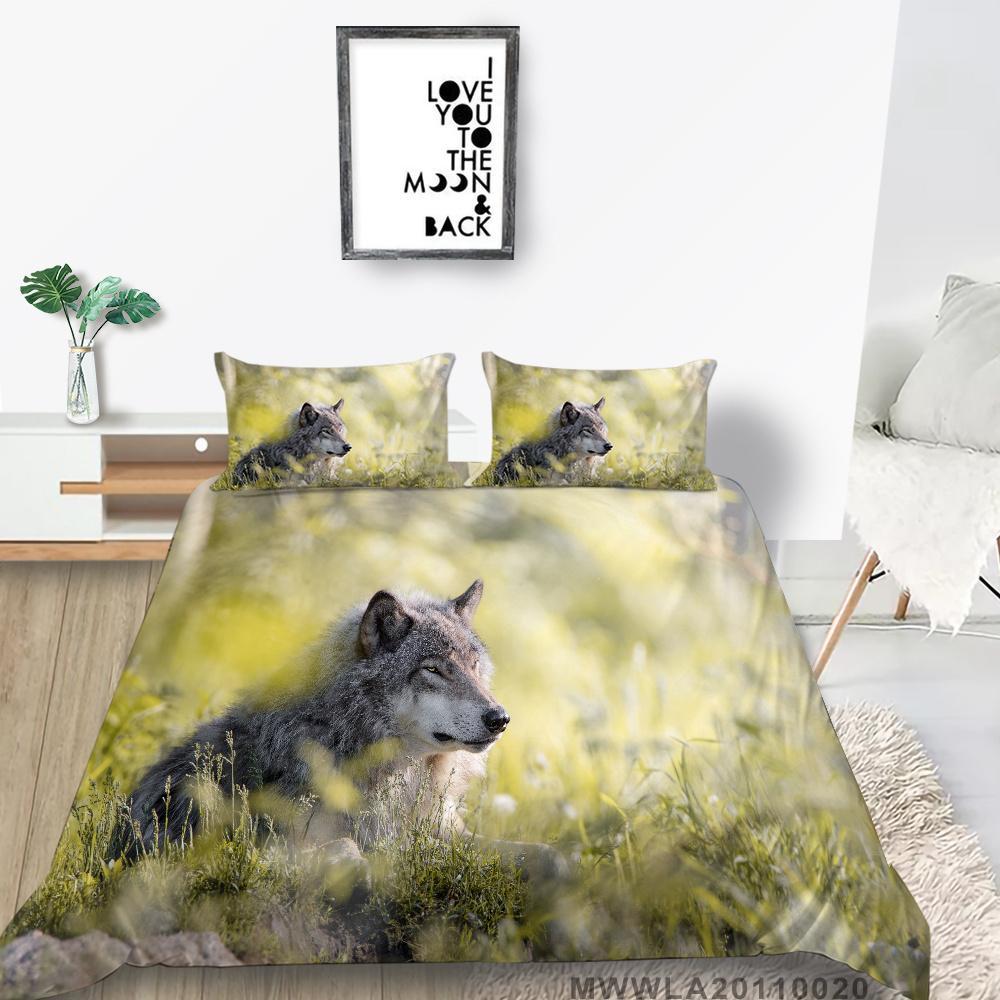 Покрывала для дома, новый модный пододеяльник из микрофибры, крутой волк, подарок для детей, детский пододеяльник