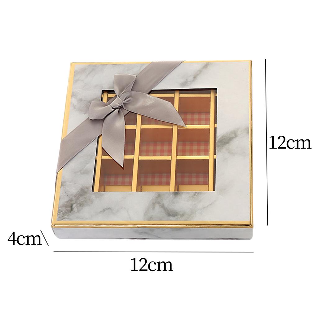9 ячеек Коробки для печенья Упаковка Легкая коробка для демонстрации шоколада Многофункциональные коробки для печенья на День святого Валентина для него ее Праздничные