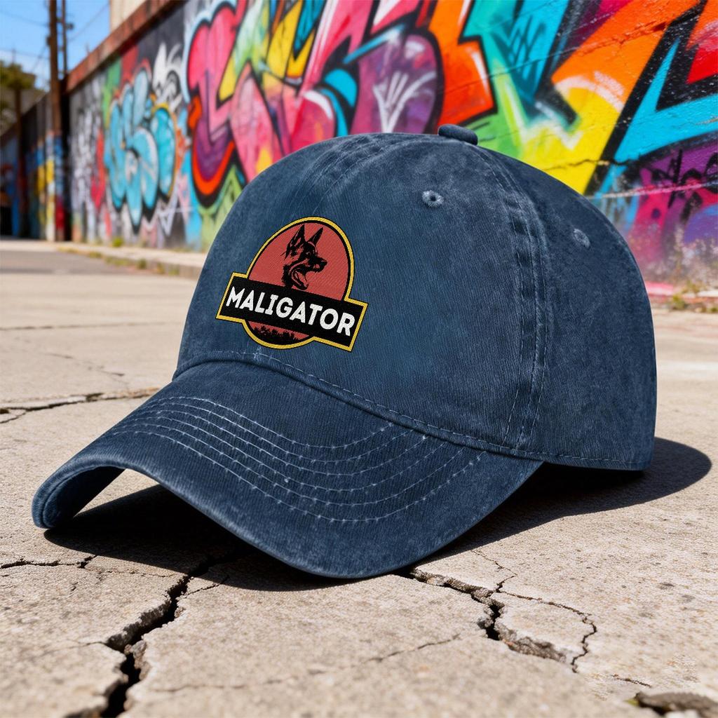 pc with Lightweight Hat Hat with Belgian Malinois Dog Print Two Tone Back Moisture Wicking for Fishing Travel Everyday for Wome