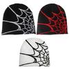 Spider Web Beanie Hat Y2K Beanie Knit Beanie Hat Spider Web Hat Y2k Baggy Slouchy Beanie Cap Skullies Beanie Skull Cap
