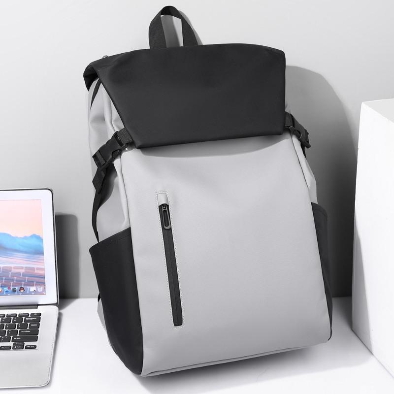 Business Travel Computer Backpack Men's Fashion Simple Backpack Large Capacity Trend Commuting Business Travel Shoulder Backpack