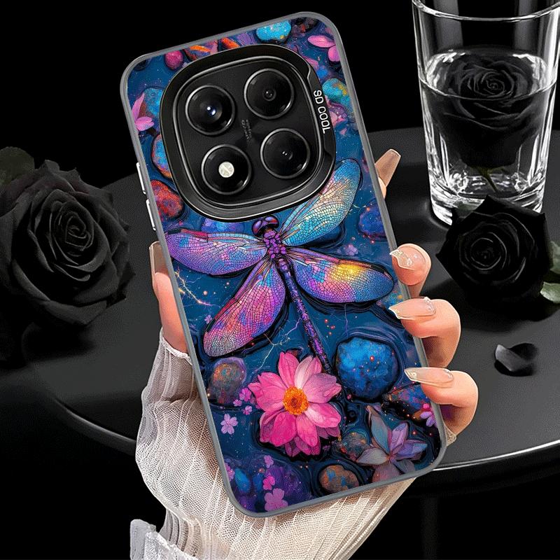 Красивая эстетика стрекозы Мягкий чехол для телефона для Samsung Galaxy S24 S25 FE S26 Edge S23 Ultra S22 Plus S21 + Ударопрочный чехол
