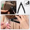 Mini Hair Extension Plier, Flush Wire Cutter Small Hair Pliers with an Opening Spring Keratin Cutting Pliers with an Opening Spring, Hairs Extensions