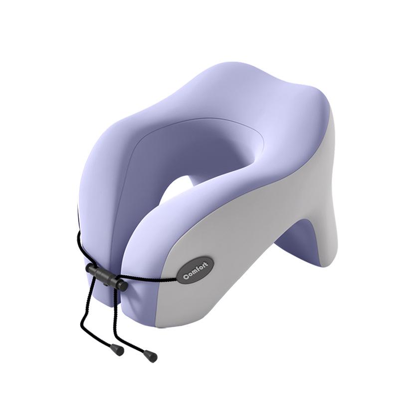 U-образная дорожная подушка из пены с эффектом памяти для поддержки шеи