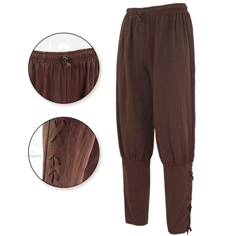Halloween Medieval Punk Top Hat Beard Men Pants Vest Steam Jacket Gothic Victorian Era Suit Accessories