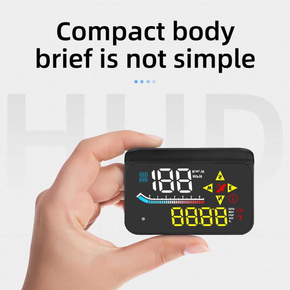 Digital Windshield Projector M17 OBD GPS Head Up Display for All Cars Car HUD Speedometer Auto Electronics Accessories