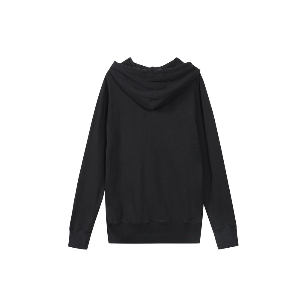 Nike Solid Color Pocket Zip Hoodie Men Tops Black 521574-010