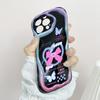 Cute Cartoon Pattern Cream Texture Casing Wavy Edge Soft Silicone Cover Phone Case for Samsung