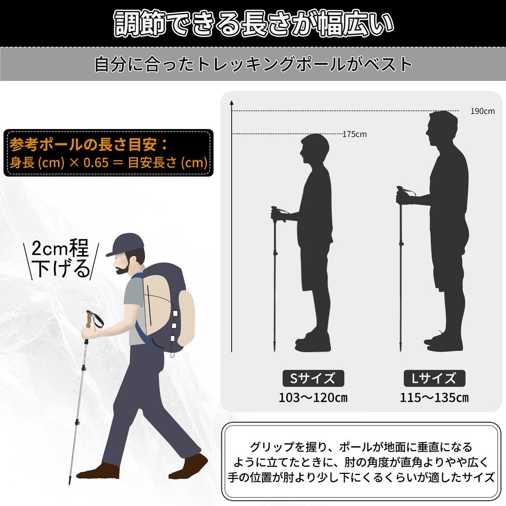 Naturehike Официальный магазин Трекинговые палки Складной набор из 2 палок для скалолазания из углеродистого алюминия Трекинговые палки для альпинизма в горах Легкие компактные походные палки