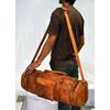 Vintage Leather Overnight Travel Duffle Luggage Gym Bag Handmade Men Weekend
