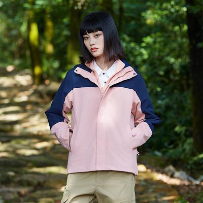Горная куртка Женская куртка три в одном Мужская уличная водонепроницаемая куртка со съемной подкладкой Для пеших походов, кемпинга, дышащая куртка
