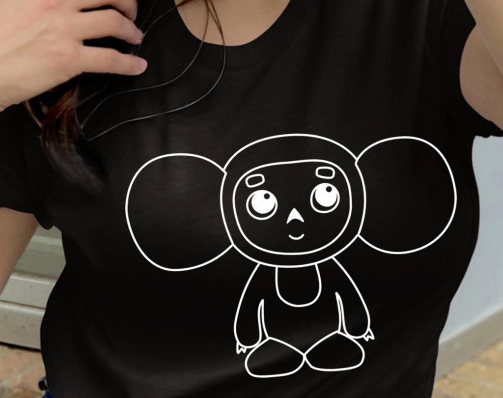 Topple T shirt, Cheburashka T shirt, Soyuzmultfilm Studio Shirt, , Soviet Russian Cartoon Gena and Cheburashka Tee Shirt Gift