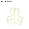 Newest Fashion Little Bear Shape Brooches Copper Animal Corsage Suit Scarf Pins for Women