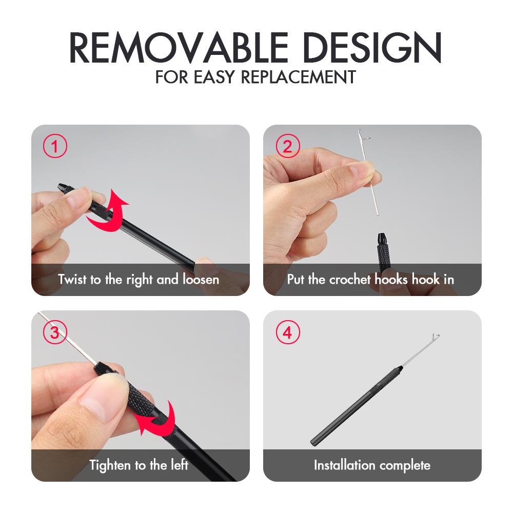 Набор матовых черных инструментов для наращивания волос, набор плоскогубцев для наращивания волос, инструмент для салона