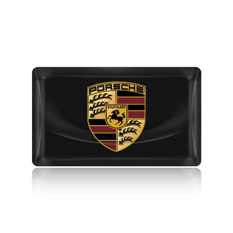 2/5/10 шт. Наклейки с 3D-эмблемой логотипа автомобиля на руль из углеродного волокна для Porsche Boxster Cayenne Panamera Macan Cayman 911 918 996 917 991